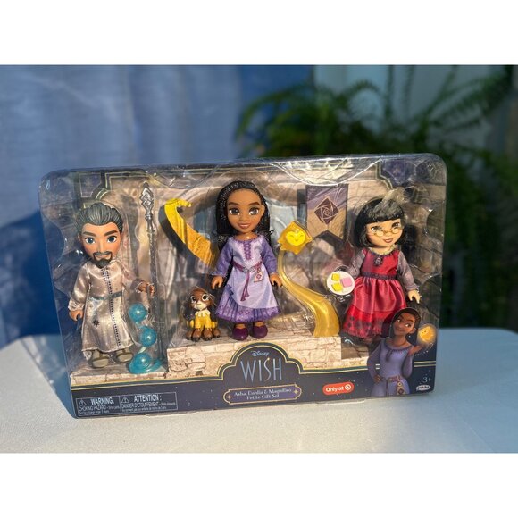 Disney Wish Asha, Dahlia & Magnifico Gift Set with 6 inch dolls - Picture 3 of 6